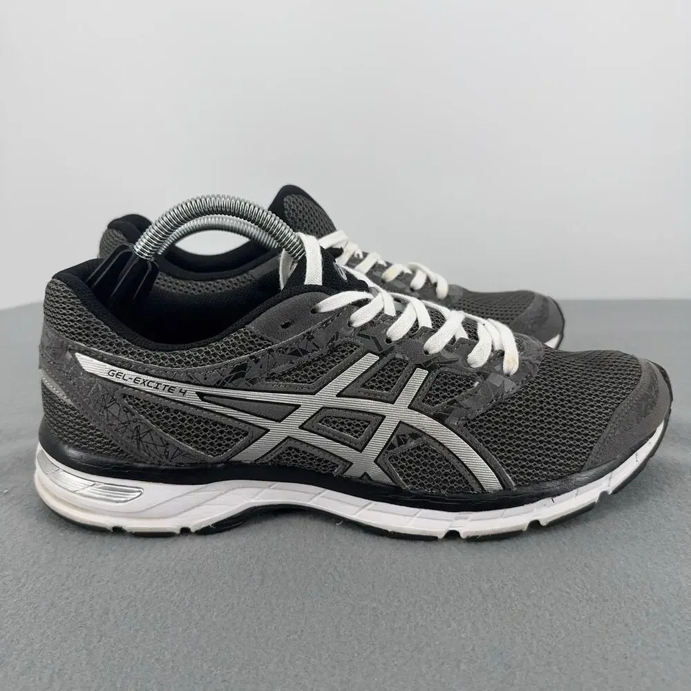 ASICS Gel-Excite 4 Running Shoes Mens 12 Gray Black Road Sneakers T6E3N